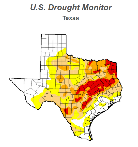 tx_drought_monitor P&P Plumbing Cleburne and Fort Worth Texas Plumber